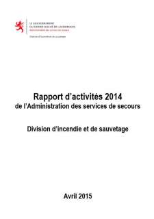 Le rapport des interventions 2014 est en ligne