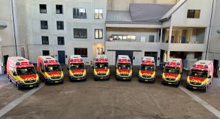 Les pompiers luxembourgeois offrent 8 ambulances à leurs homologues ukrainiens