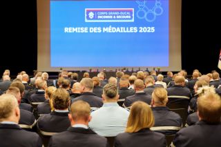 Remise de distinctions honorifiques et de  médailles pour acte de courage et de dévouement 