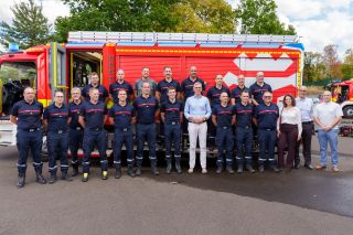 Retour au Luxembourg des 15 pompiers du CGDIS engagés en Gironde