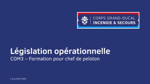 Législation opérationnelle
