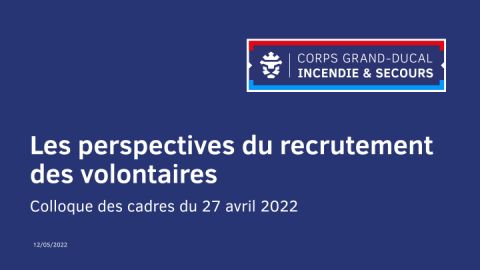 Questions concernant les affectations des pompiers volontaires