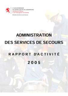 Rapport d'activité 2005