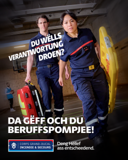 Nouvelle campagne de recrutement de pompiers professionnels